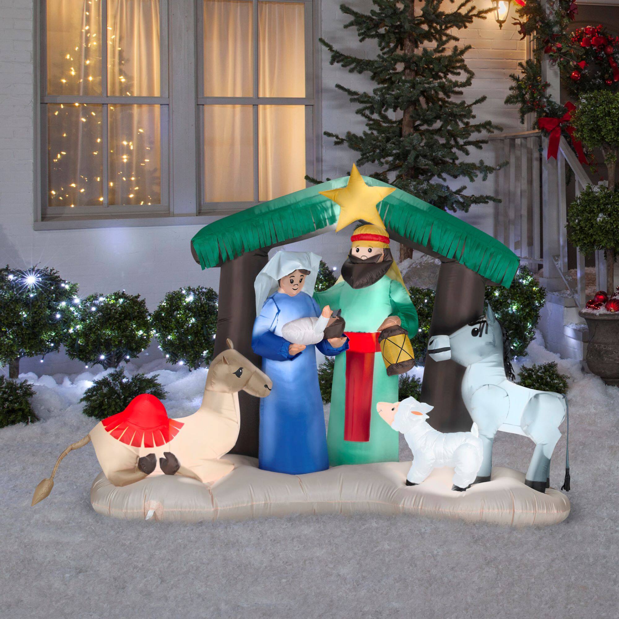 6.5ft. Airblown® Inflatable Nativity Scene